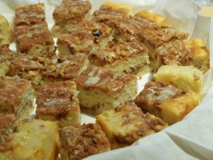 Sour Cream Coffee Cake Bars