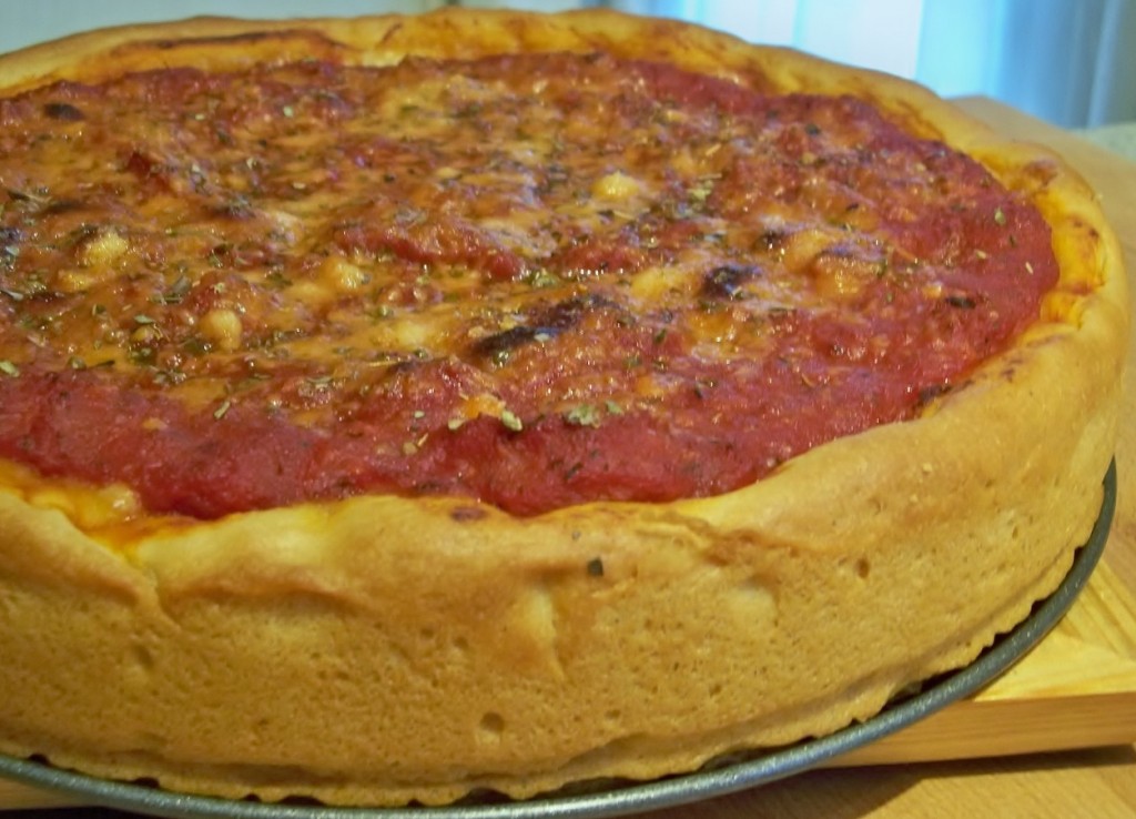 deep dish pizza